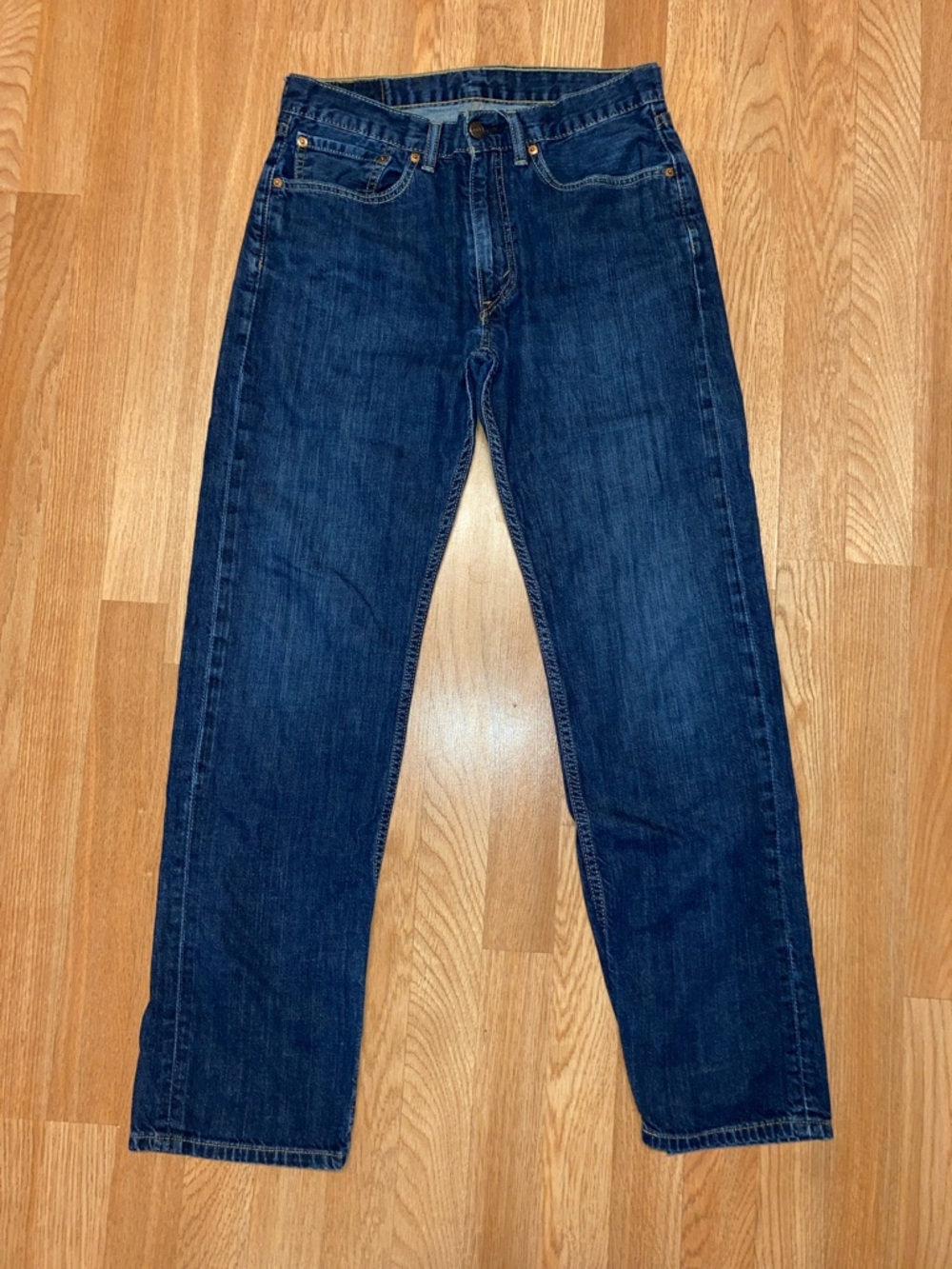 Levi's 505 Straight Leg Dark Indigo Jeans 32 x 32